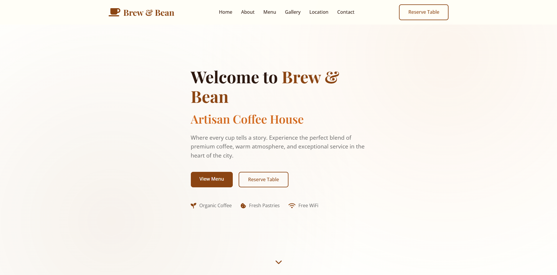 Cafe Brew & Bean